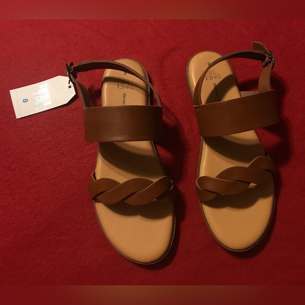 NWT TIME and TRU Memory Foam Sandals - Picture 5 of 13